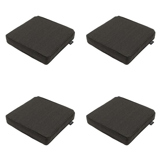Madison Dark Canvas Eco+ Sitzkissen - 4er-Set