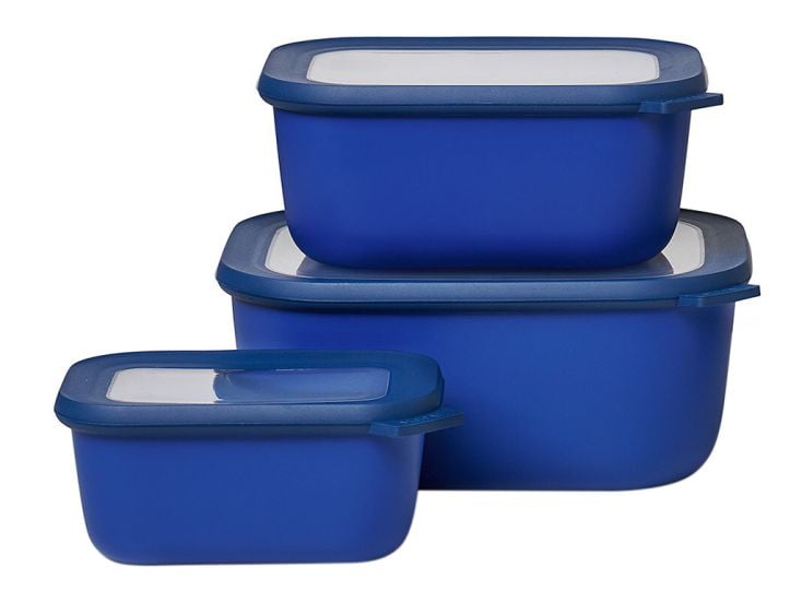 Mepal Cirqula 3-teilige rechteckige XL-Frischhalteboxen