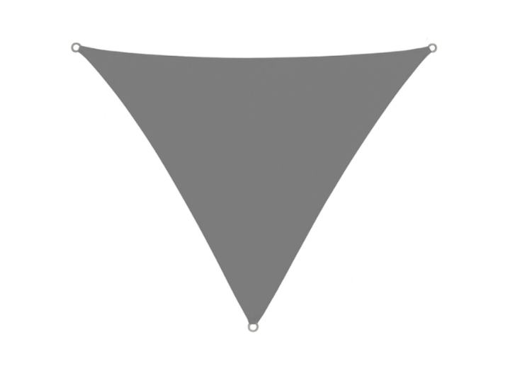 CUHOC sonnensegel dreieck 3x3x3 m grau uv-schutz