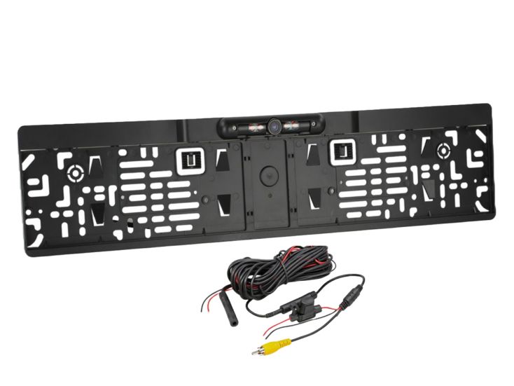 BergGPS Rückfahrkamera im Kennzeichenhalter mit 20 m Kabel