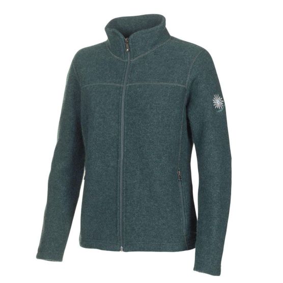 Ivanhoe Beata Atlantic Deep blaues Damen-Wollstrickjacke