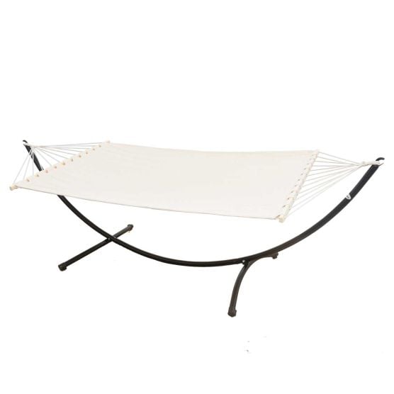 AMANKA 200 x 120 Hängematte mit Gestell - White