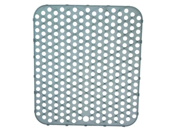 HEM 29,5x26 cm rutschfeste Abtropfmatte aus Silikon - Lightblue