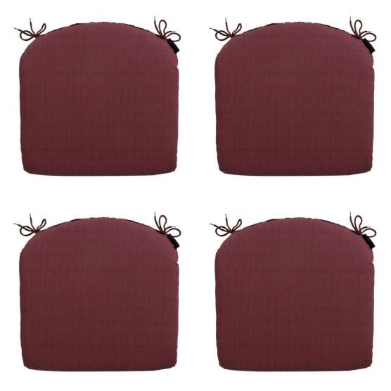 Madison Panama bordeaux Sitzkissen - 4er Set
