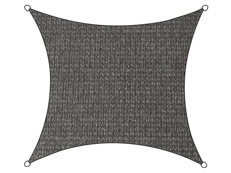 Livin'outdoor Iseo HDPE 3,6 x 3,6 Meter Schattentuch - Grey
