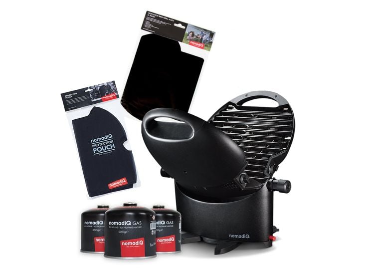nomadiQ BBQ ESSENTIALS tragbares Gasgrillpaket
