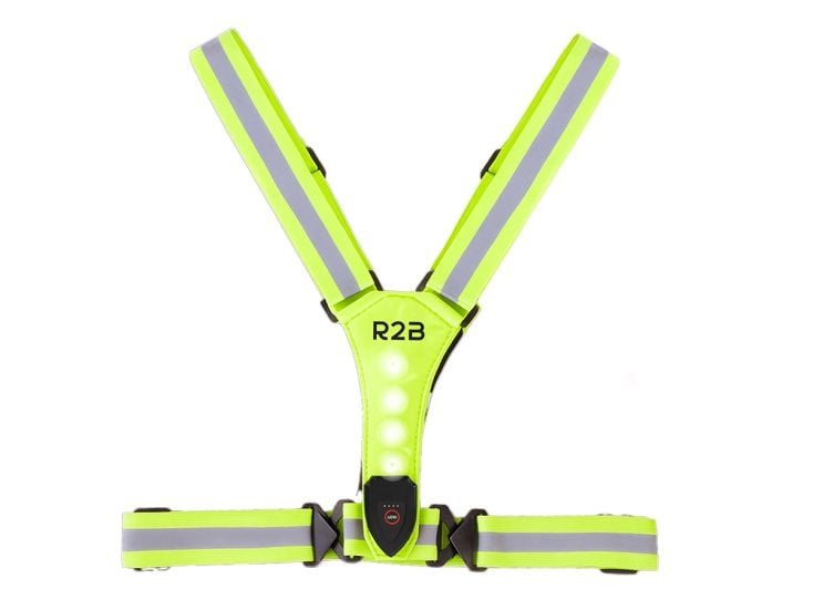 R2B wiederaufladbar Laufweste - Yellow
