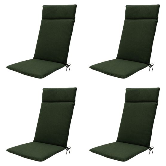 Madison Green Canvas Eco+ Gartenstuhlkissen - 4er-Set