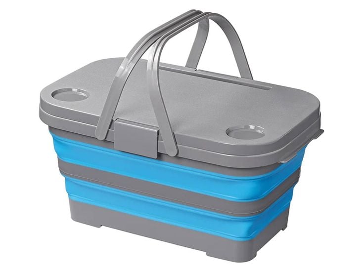 ProPlus 20 Liter Picknickkorb Zusammenklappbar - Blue