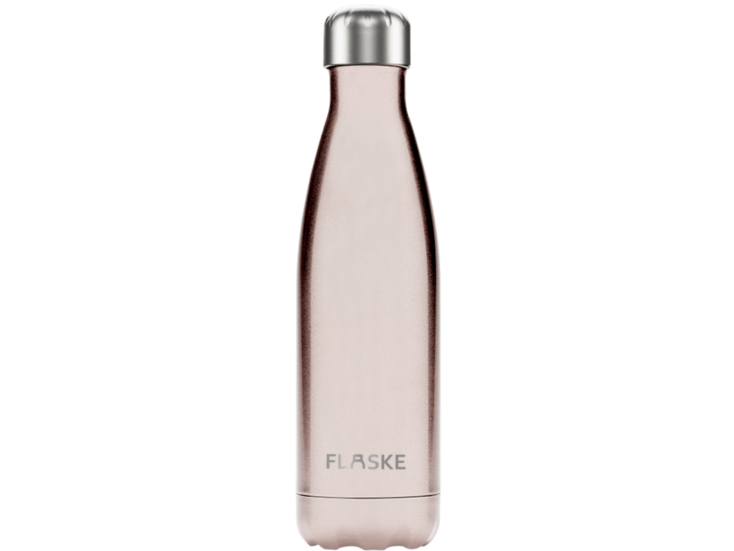 FLASKE bottle pearl 500 ml Trinkflasche aus Edelstahl - rose
