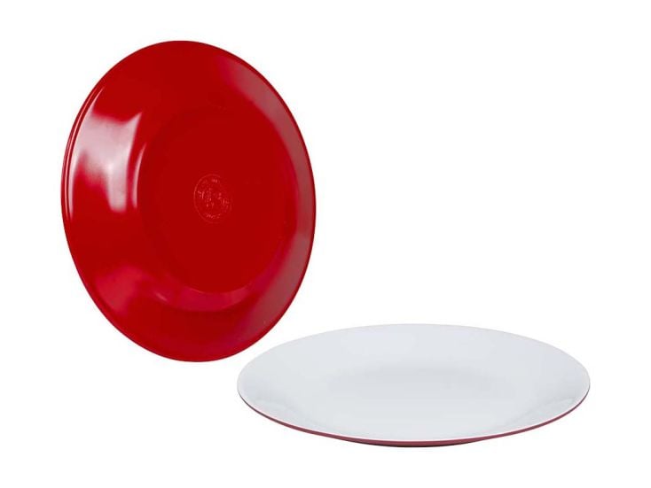 Bo-Camp Two-Tone Set von 4 Essteller - Red