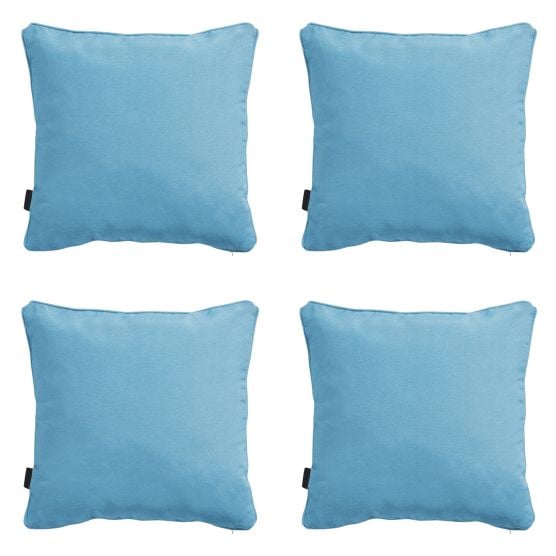 Madison Panama Aqua Dekokissen - 4er-Set