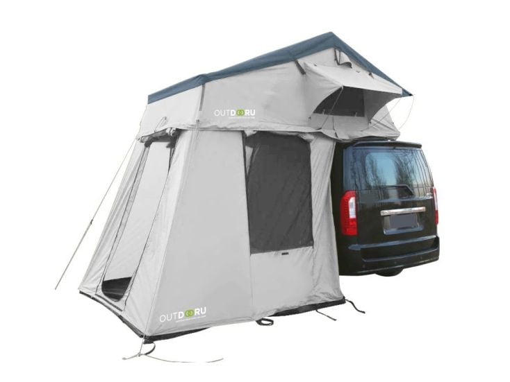 OutdoorU Family Plus Flex 25 Dachzelt - Stone Grey