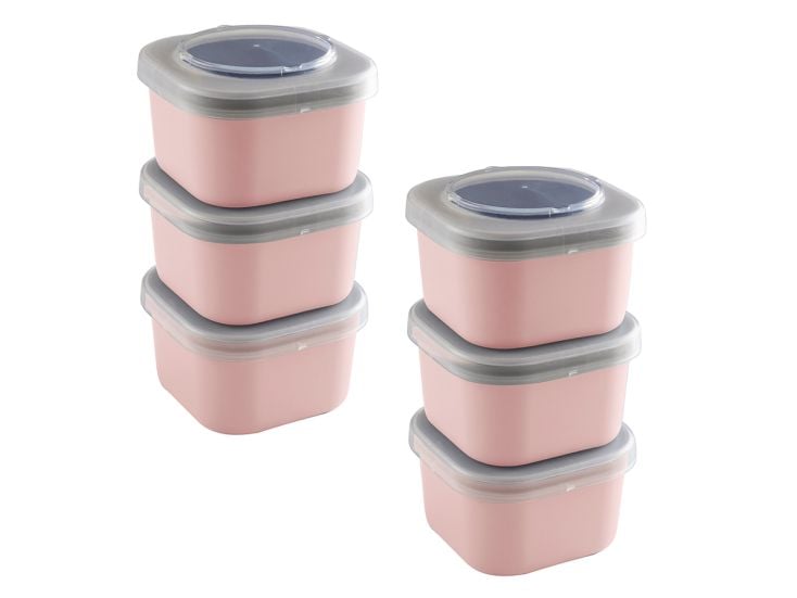 Sunware Sigma home Food to go Set von 6 Lunchboxen - Pink