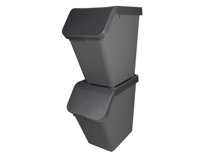 Sunware Sigma home 2er-Set 40 Liter Sortiereinheit - Anthracite