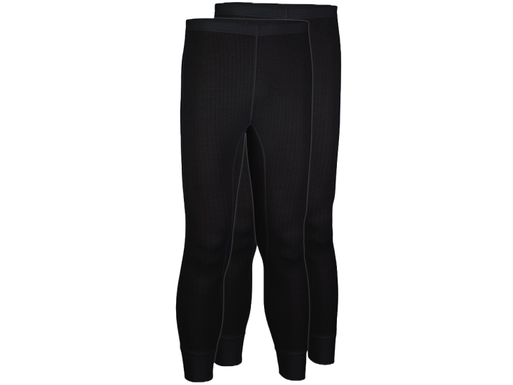 Avento Thermohose Junior 2er-Pack - Schwarz