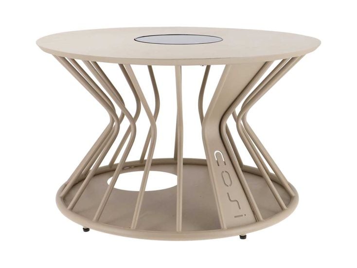 Cosi Cosilumia Ø70 cm Solartisch mit Beleuchtung - Sand Beige