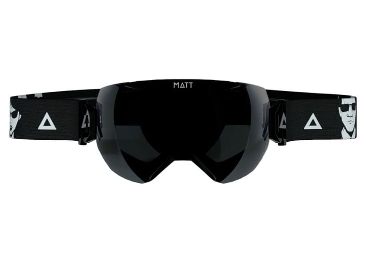 MATT Synchro Detective schwarze Skibrille