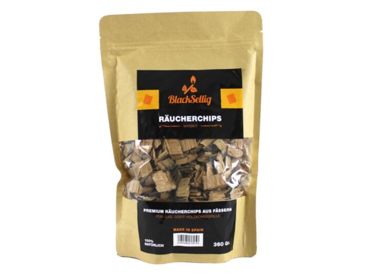 BlackSellig Whisky 360 Gramm Räucherchips