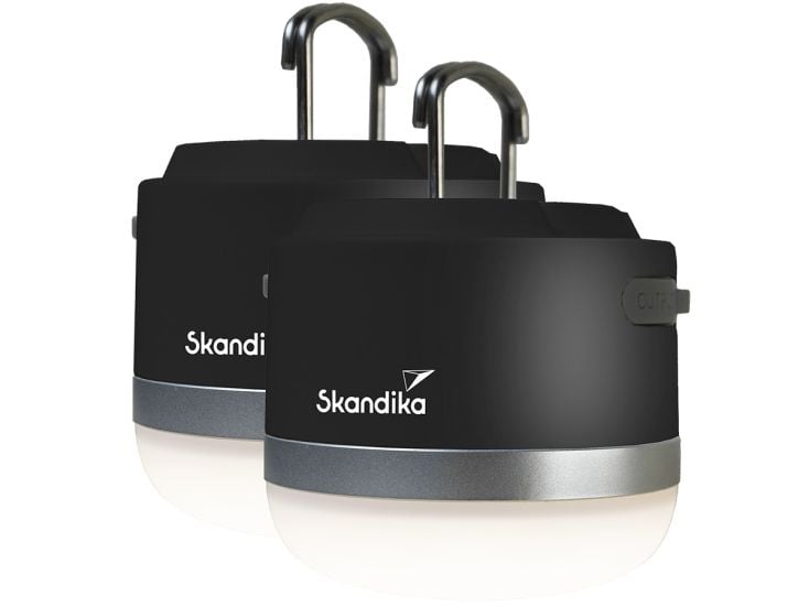 Skandika Tarfala Set mit 2 Campinglampen - Black