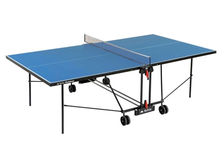 Buffalo Basic Outdoor Tischtennisplatte - Blue