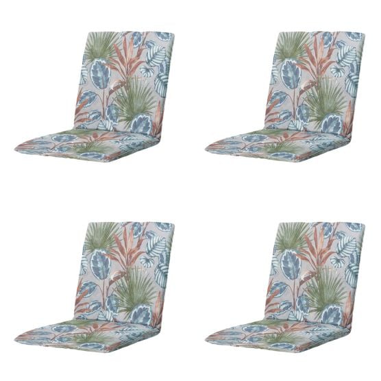 Madison Cala natur Stapelbare Stuhlkissen - 4er-Set