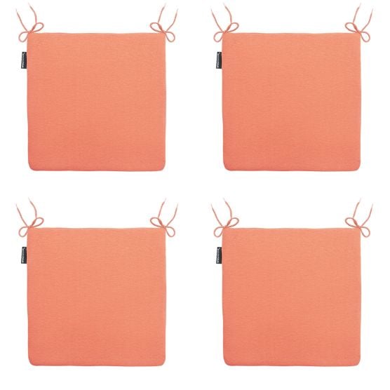 Madison Panama Flame Orange Sitzkissen - 4er Set
