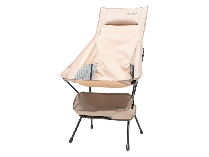 Skandika Solig ultraleichter Faltstuhl mit Tragetasche - Beige