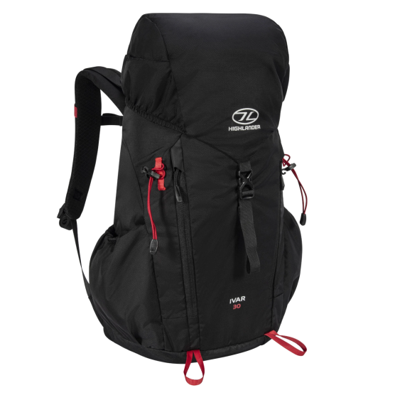 Highlander Ivar 30L Herren Rucksack - Schwarz