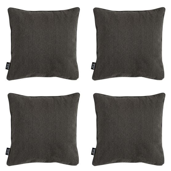 Madison Dark Canvas Eco+ Dekokissen - 4er-Set