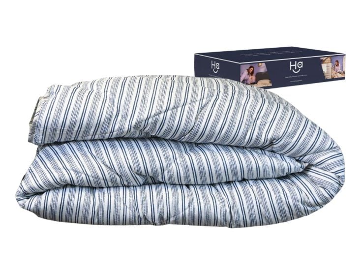 HappyBed Blue stripes All year Bettdecke - 200x200 cm