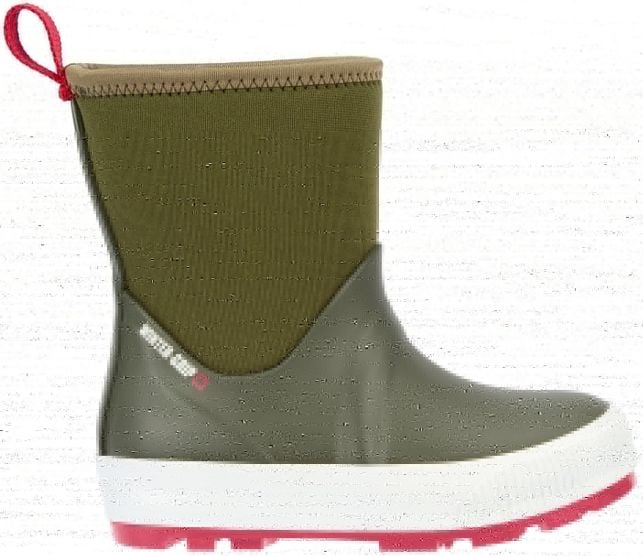 Winter-grip Neo Welly Schneestiefel Jr - Armee Grün/Rot
