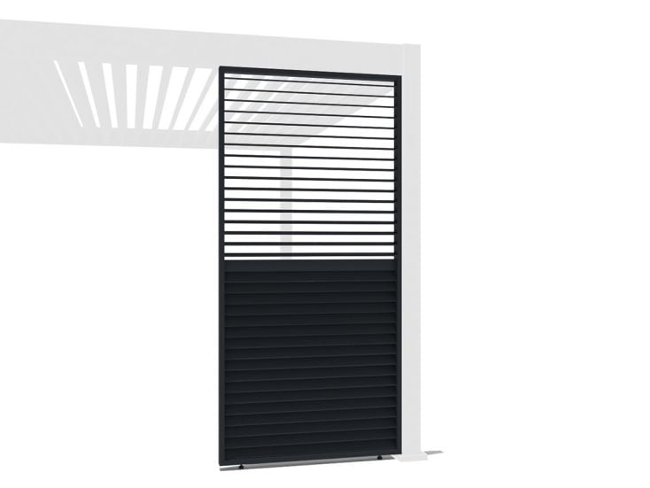 Orion 110 cm kippbar lamellenwand - Anthracite