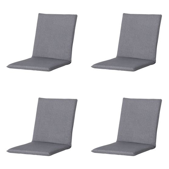 Stapelbare Stuhlkissen Madison Oxford – 4er-Set