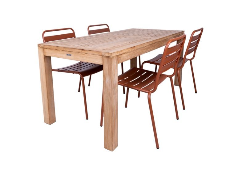 MaximaVida Java 180 cm rostbraun  Garten Set