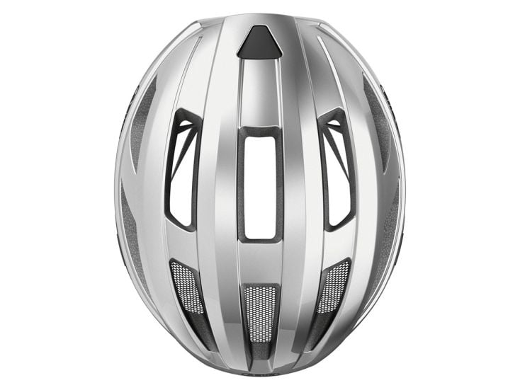 Abus Macator Gleam Silver Fahrradhelm