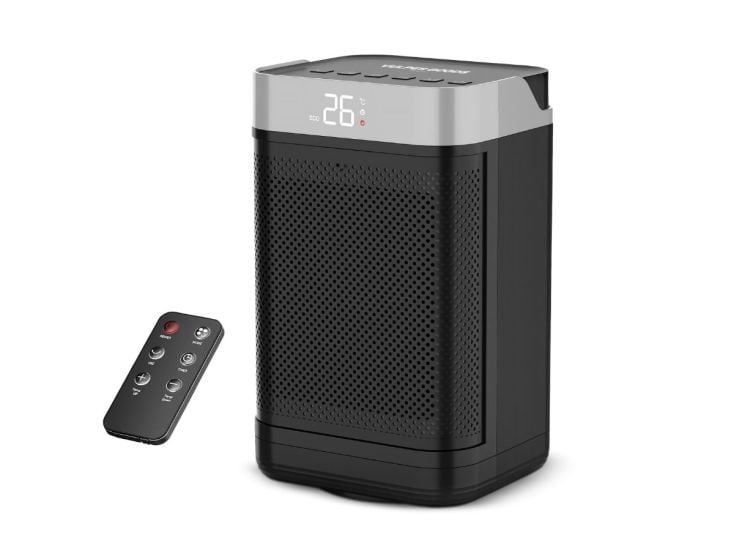 Vulpes Goods Elektrische Heizlüfter mit fernbedienung - 1500 Watt
