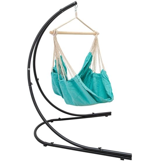 AMANKA XXL Hängesessel mit Gestell - Aqua