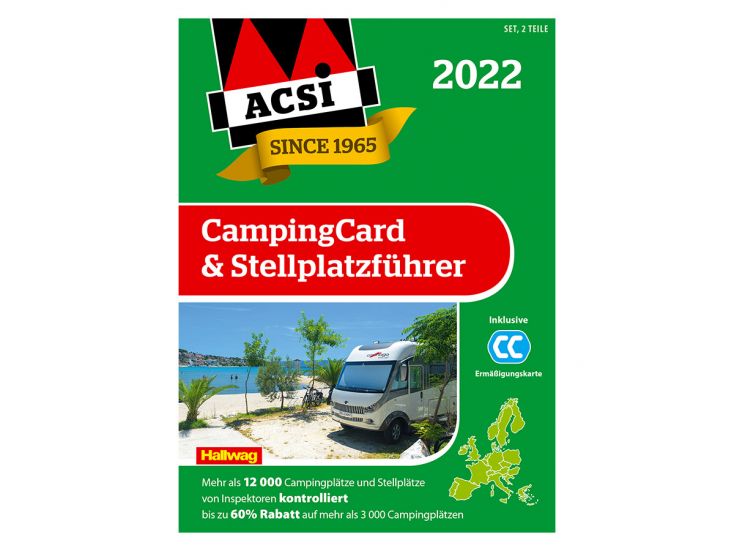 ACSI 2022 CampingCard & Stellplatzführer