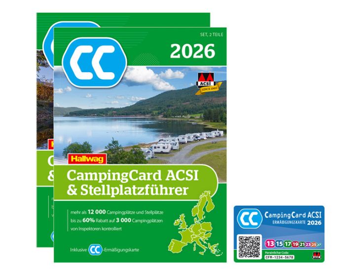 ACSI 2026 CampingCard & Stellplatzführer