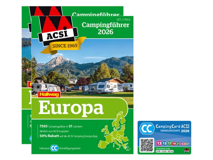 ACSI 2026 Europa Campingführer