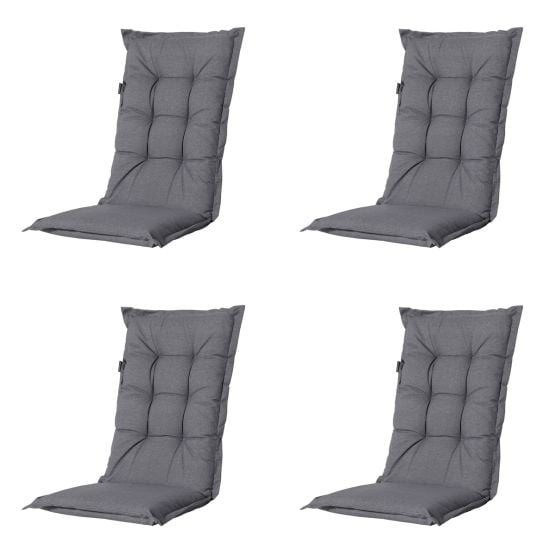 Madison Oxford Gartenstuhlkissen - 4er-Set