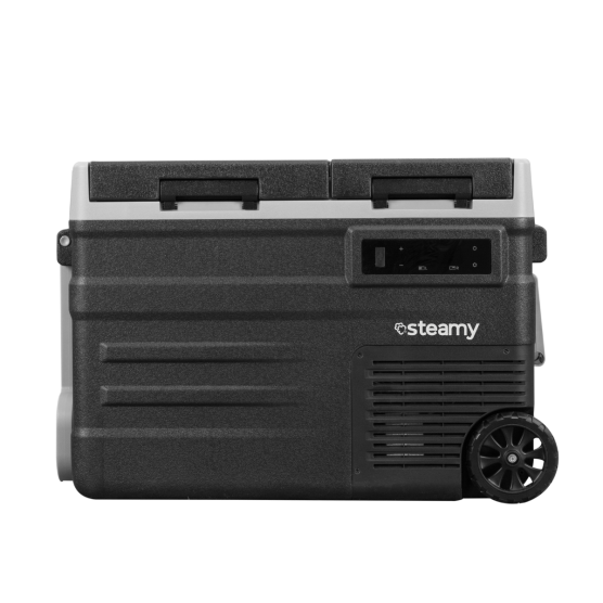 Steamy-E Dual Zone 45 Elektrische Kühlbox mit Rollen