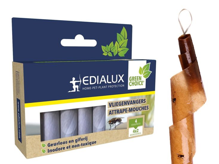 Edialux Fruchtfliegenfalle - Set von 4