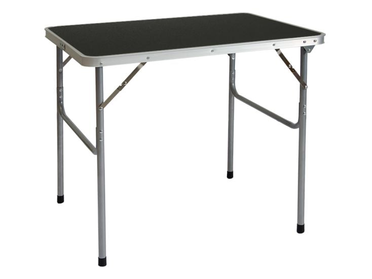 AMANKA 80x60 Anthrazit Aluminium Campingtisch