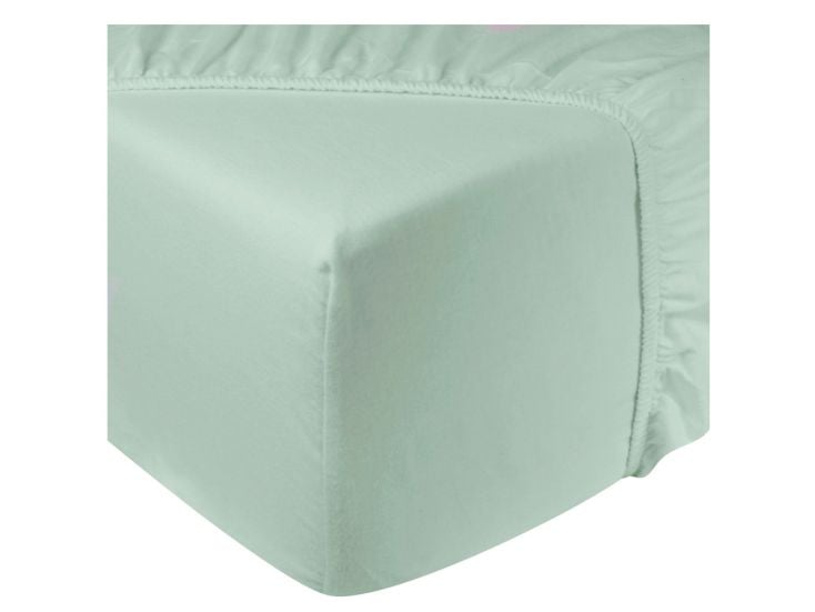DoubleDry Flanel 90x200 cm spannbettlaken - mint