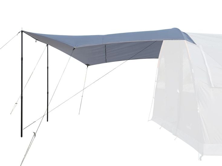 Skandika Spirit 330 x 310 cm Sonnensegel mit Teleskopstangen