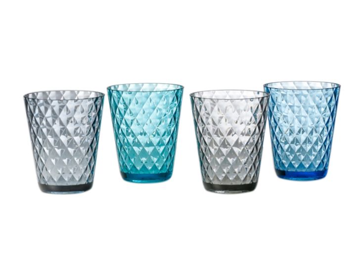 Brunner Diamond 300 ml Wassergläser - Set von 4