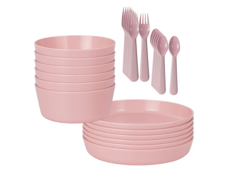HEM 24-teiliges Geschirrset - Pink