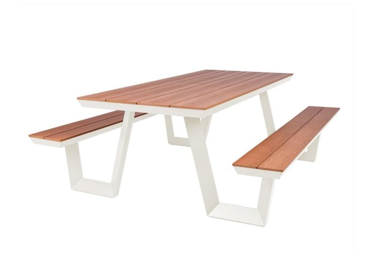 MaximaVida Bermuda Aluminium Picknick-Tisch - 200cm